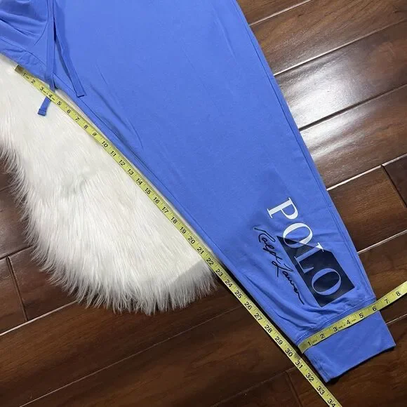 Polo Ralph Lauren Men's Size 4X Blue Lightweight Lounge Sleep Jogger Pants - Picture 5 of 10